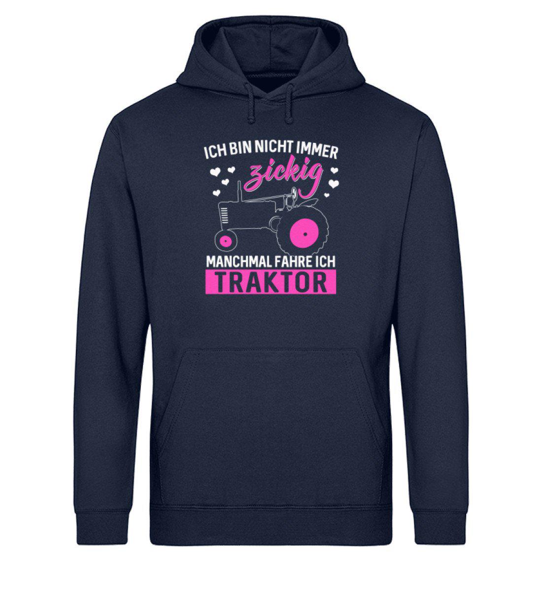 Traktor fahren zickig · Unisex Organic Hoodie-Drummer Hoodie ST/ST-French Navy-XS-Agrarstarz