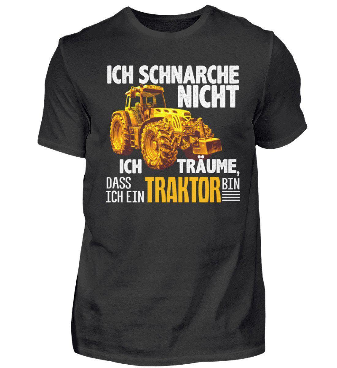Traktor schnarche 2 · Herren T-Shirt-Herren Basic T-Shirt-Black-S-Agrarstarz
