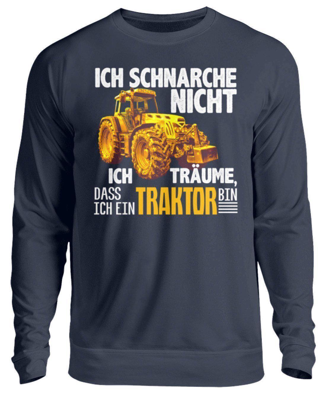 Traktor schnarche 2 · Unisex Sweatshirt Pullover-Unisex Sweatshirt-Oxford Navy-S-Agrarstarz
