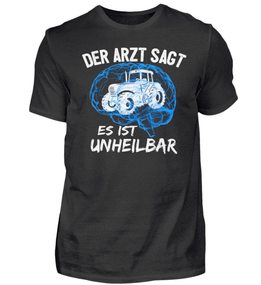 Traktor unheilbar Blau · Herren T-Shirt-Herren Basic T-Shirt-Black-S-Agrarstarz