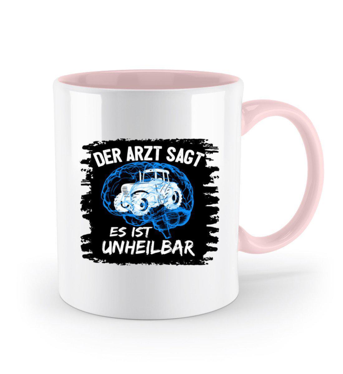 Traktor unheilbar Blau · Keramik Tasse zweifarbig-Keramik Tasse Zweifarbig-Agrarstarz