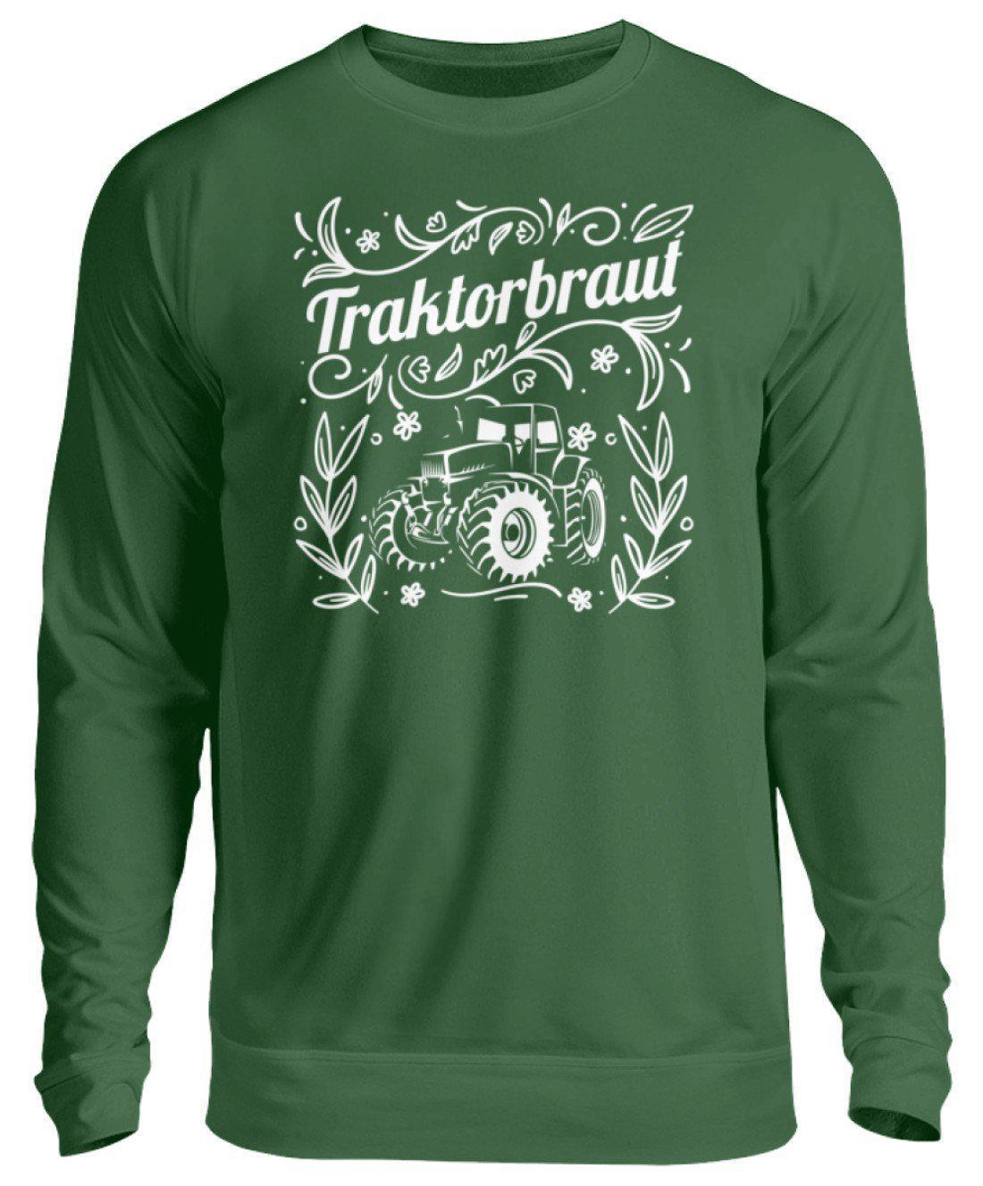 Traktorbraut · Unisex Sweatshirt Pullover-Unisex Sweatshirt-Bottle Green-S-Agrarstarz