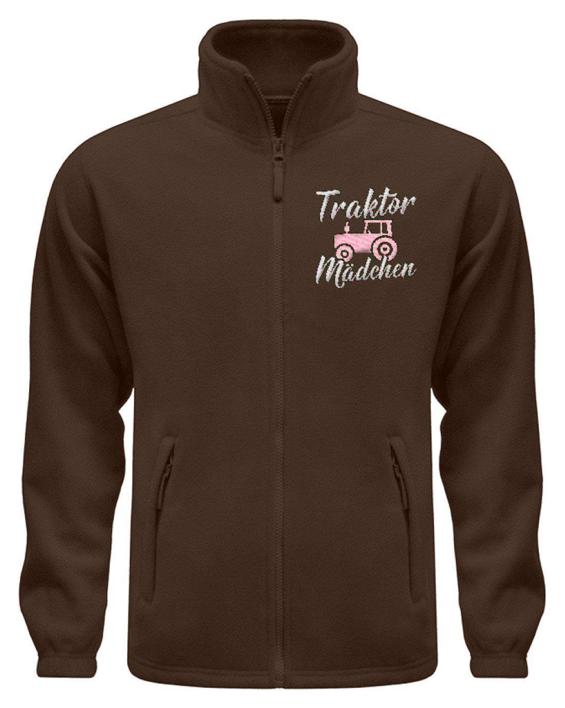 Traktormädchen · Fleece Jacke mit Stick-Fleece Jacke mit Stick-Dark Chocolate-S-Agrarstarz
