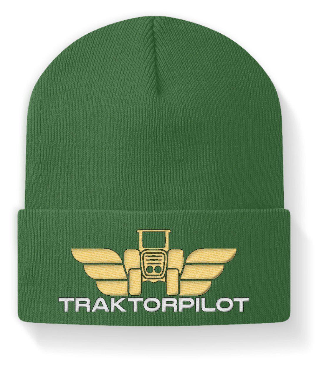 Traktorpilot · Beanie Mütze-Beanie mit Stick-Moss Green-M-Agrarstarz