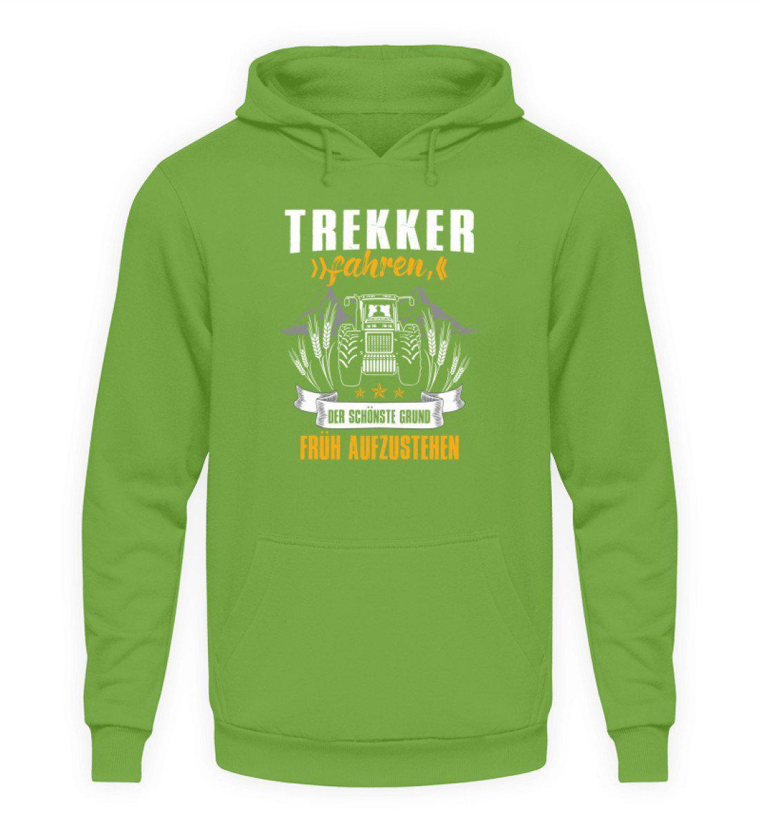 Trekker fahren · Unisex Kapuzenpullover Hoodie-Unisex Hoodie-LimeGreen-L-Agrarstarz
