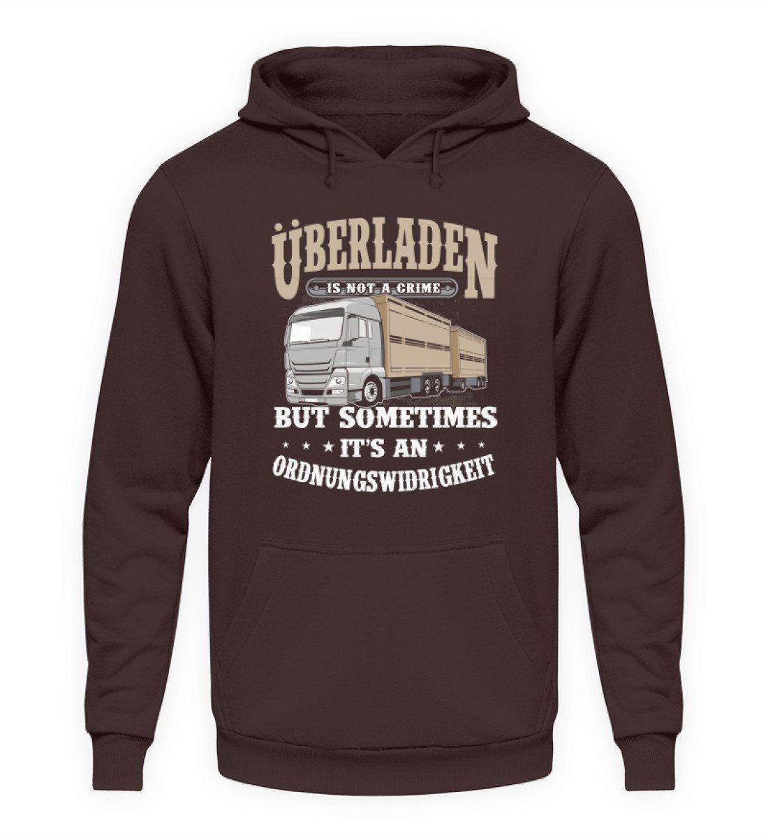 Überladen is not a crime · Unisex Kapuzenpullover Hoodie-Unisex Hoodie-Hot Chocolate-S-Agrarstarz