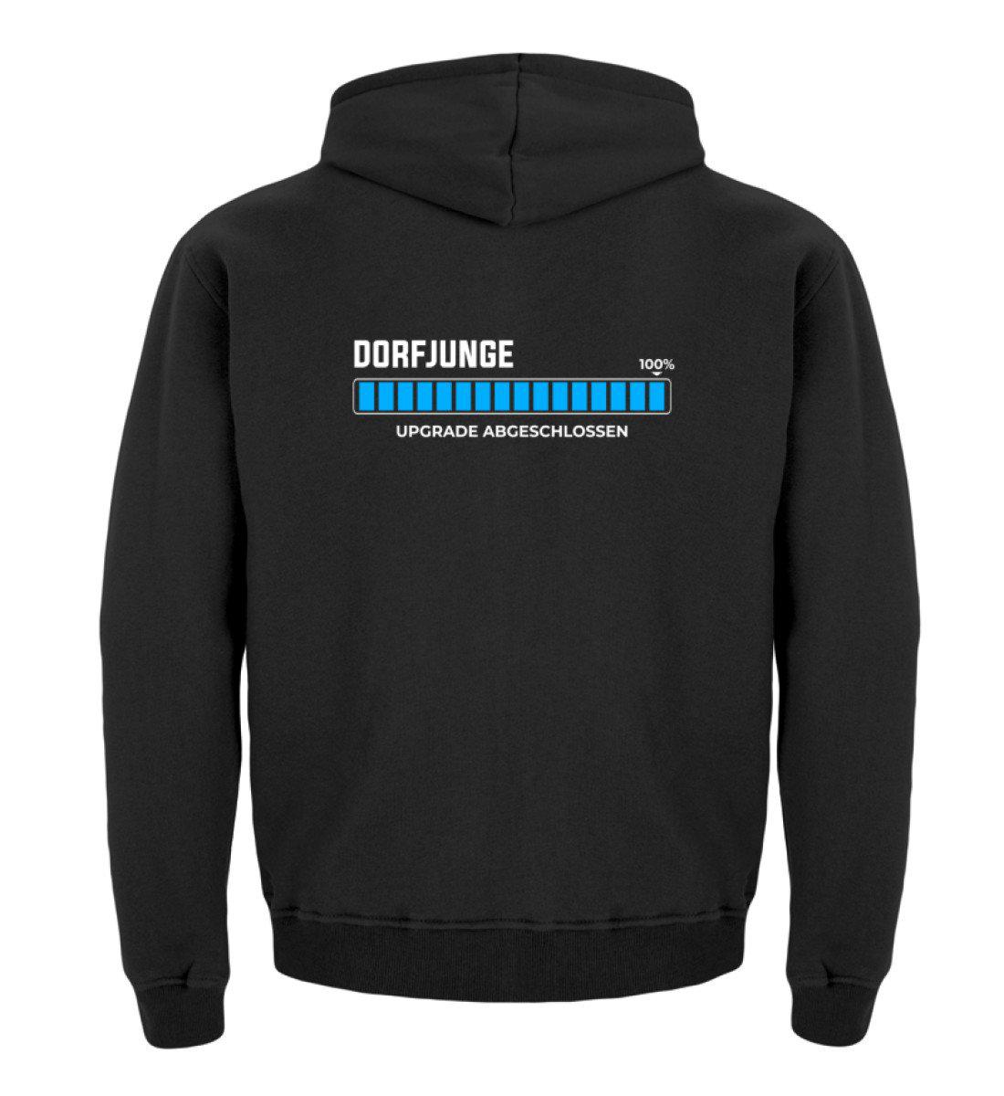 Upgrade Dorfjunge · Kinder Kapuzenpullover Hoodie-Kinder Hoodie-Jet Black-12/14 (152/164)-Agrarstarz