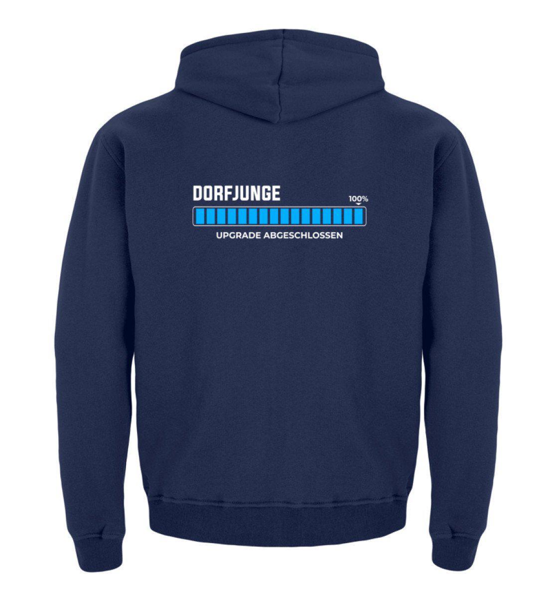 Upgrade Dorfjunge · Kinder Kapuzenpullover Hoodie-Kinder Hoodie-New French Navy-12/14 (152/164)-Agrarstarz