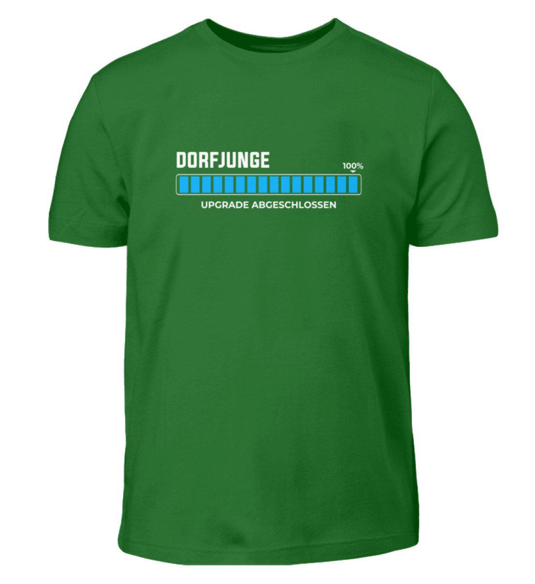 Upgrade Dorfjunge · Kinder T-Shirt-Kinder T-Shirt-Kelly Green-12/14 (152/164)-Agrarstarz