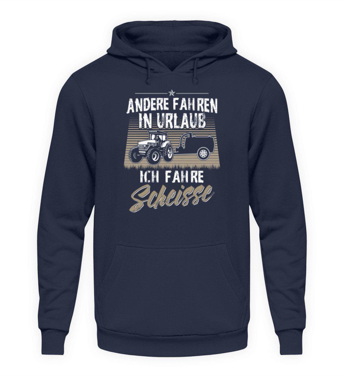 Urlaub Gülle · Unisex Kapuzenpullover Hoodie-Unisex Hoodie-Oxford Navy-L-Agrarstarz