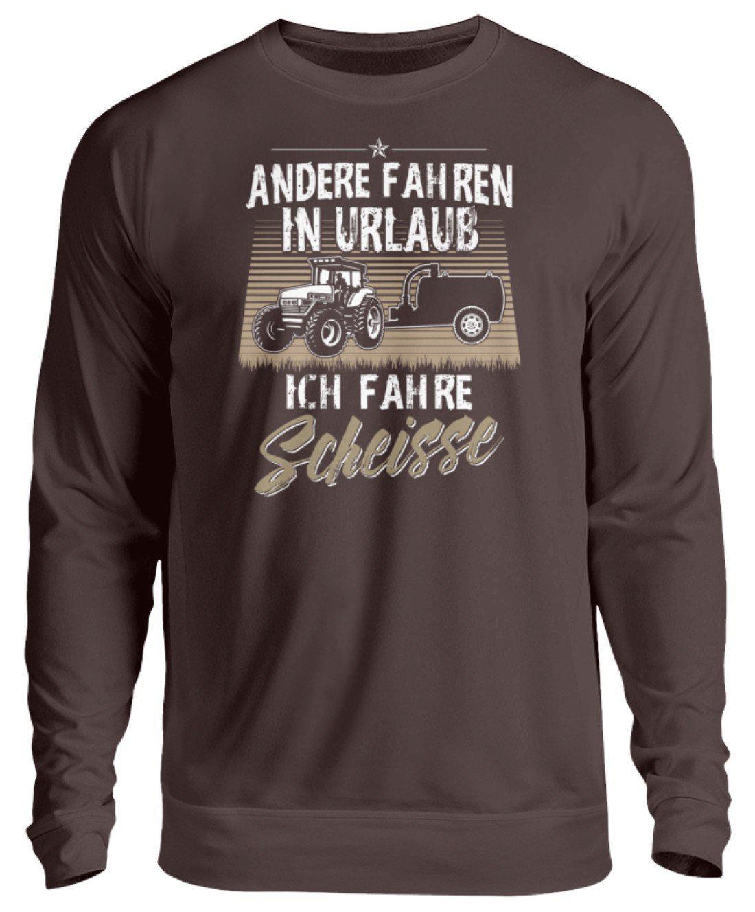 Urlaub Gülle · Unisex Sweatshirt Pullover-Unisex Sweatshirt-Hot Chocolate-S-Agrarstarz
