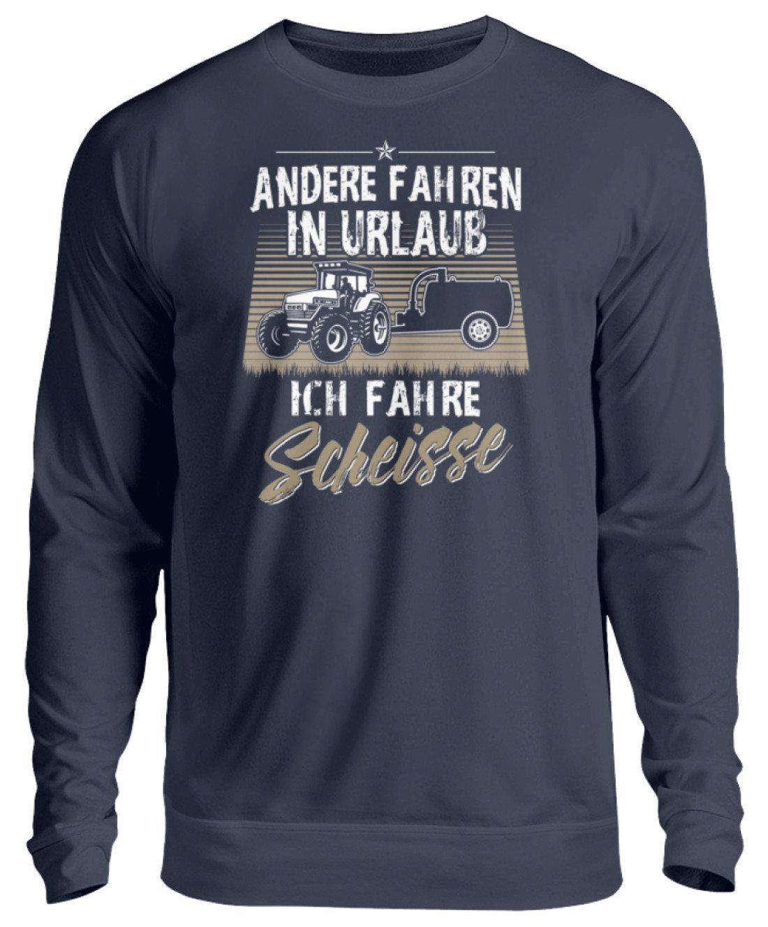 Urlaub Gülle · Unisex Sweatshirt Pullover-Unisex Sweatshirt-Oxford Navy-S-Agrarstarz