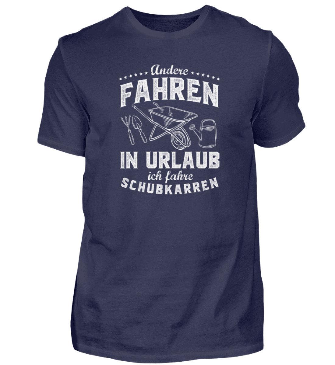Urlaub Schubkarre · Herren T-Shirt-Herren Basic T-Shirt-Navy-S-Agrarstarz