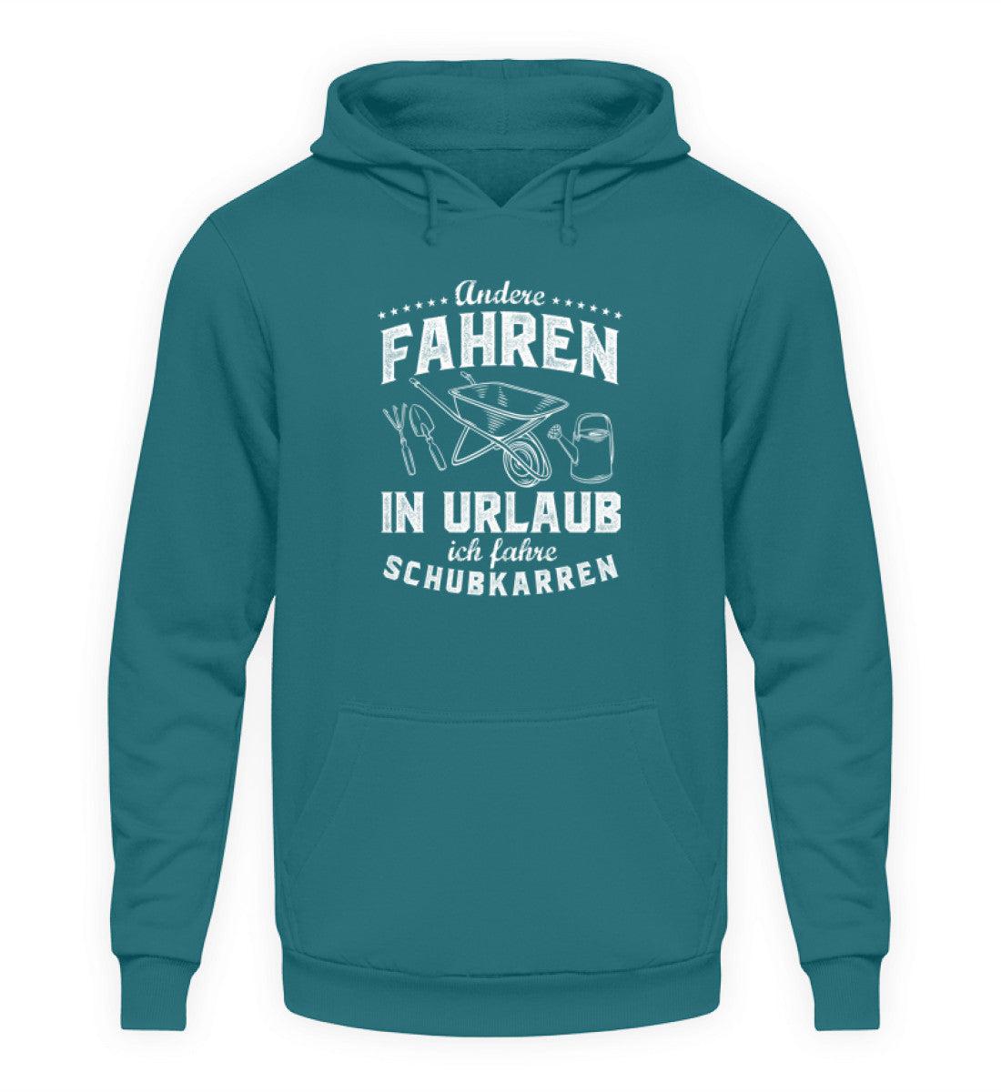 Urlaub Schubkarre · Unisex Kapuzenpullover Hoodie-Unisex Hoodie-Airforce Blue-S-Agrarstarz
