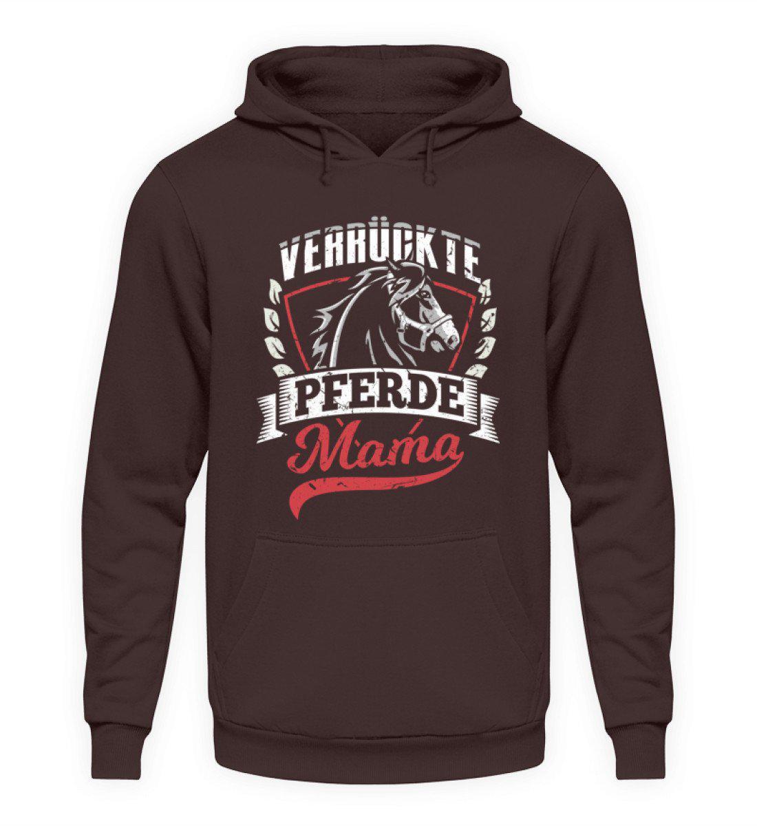 Verrückte Pferdemama · Unisex Kapuzenpullover Hoodie-Unisex Hoodie-Hot Chocolate-S-Agrarstarz