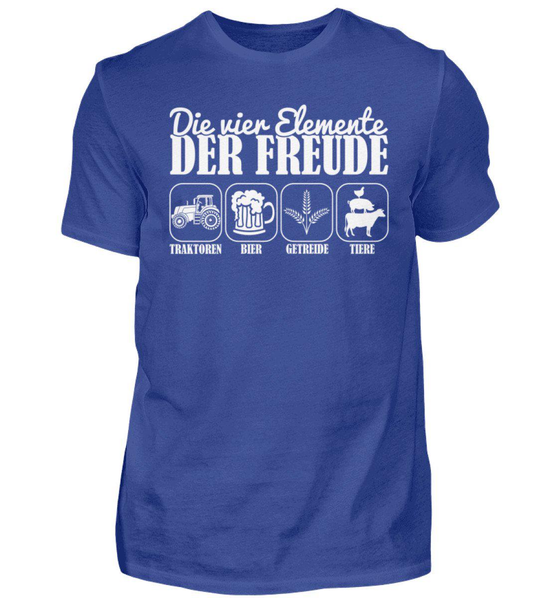 Vier Elemente der Freude · Herren T-Shirt-Herren Basic T-Shirt-Royal Blue-S-Agrarstarz