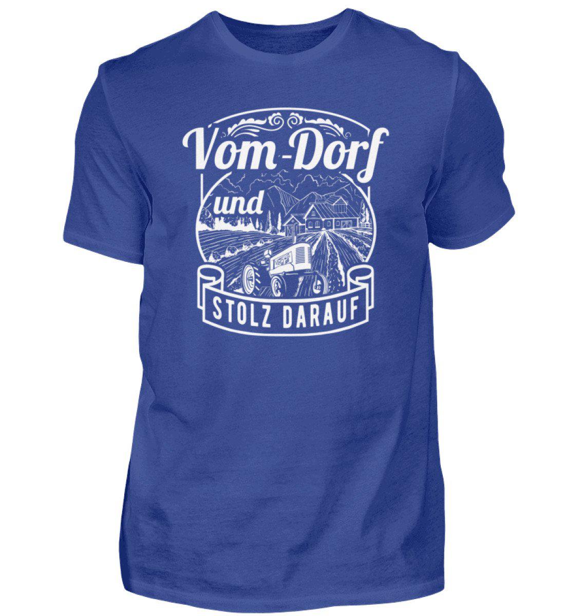 Vom Dorf und stolz · Herren T-Shirt-Herren Basic T-Shirt-Royal Blue-S-Agrarstarz