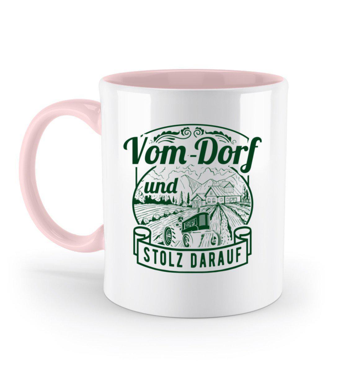 Vom Dorf und stolz · Keramik Tasse zweifarbig-Keramik Tasse Zweifarbig-Powder Pink-330ml-Agrarstarz