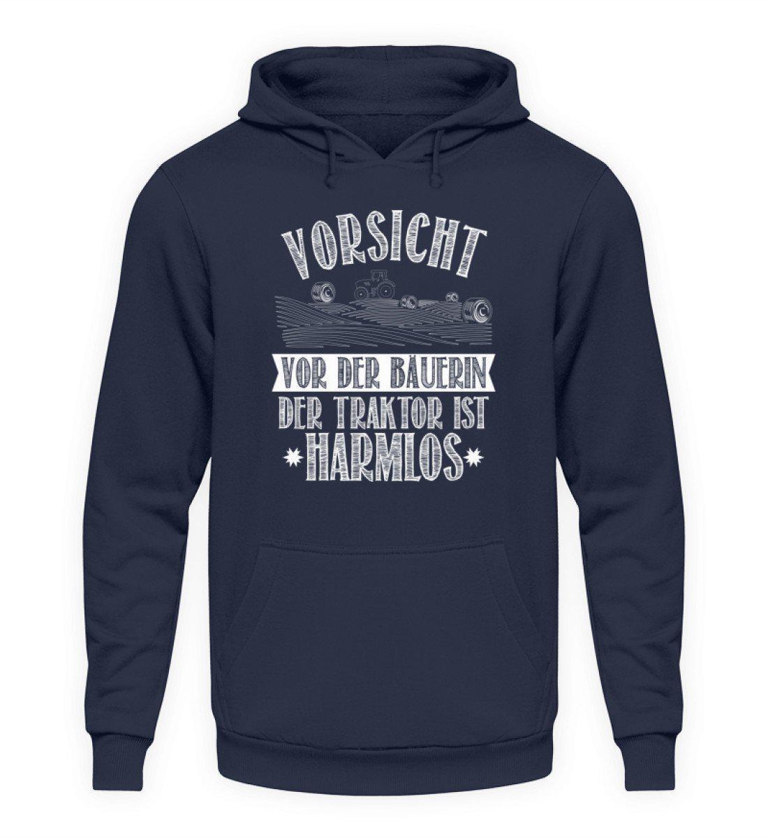 Vorsicht vor der Bäuerin · Unisex Kapuzenpullover Hoodie-Unisex Hoodie-Oxford Navy-S-Agrarstarz