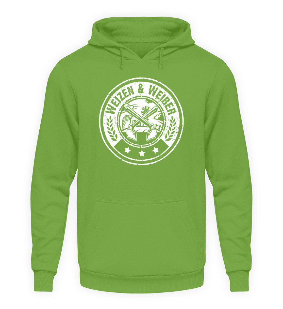 Weizen & Weiber · Unisex Kapuzenpullover Hoodie-Unisex Hoodie-LimeGreen-L-Agrarstarz