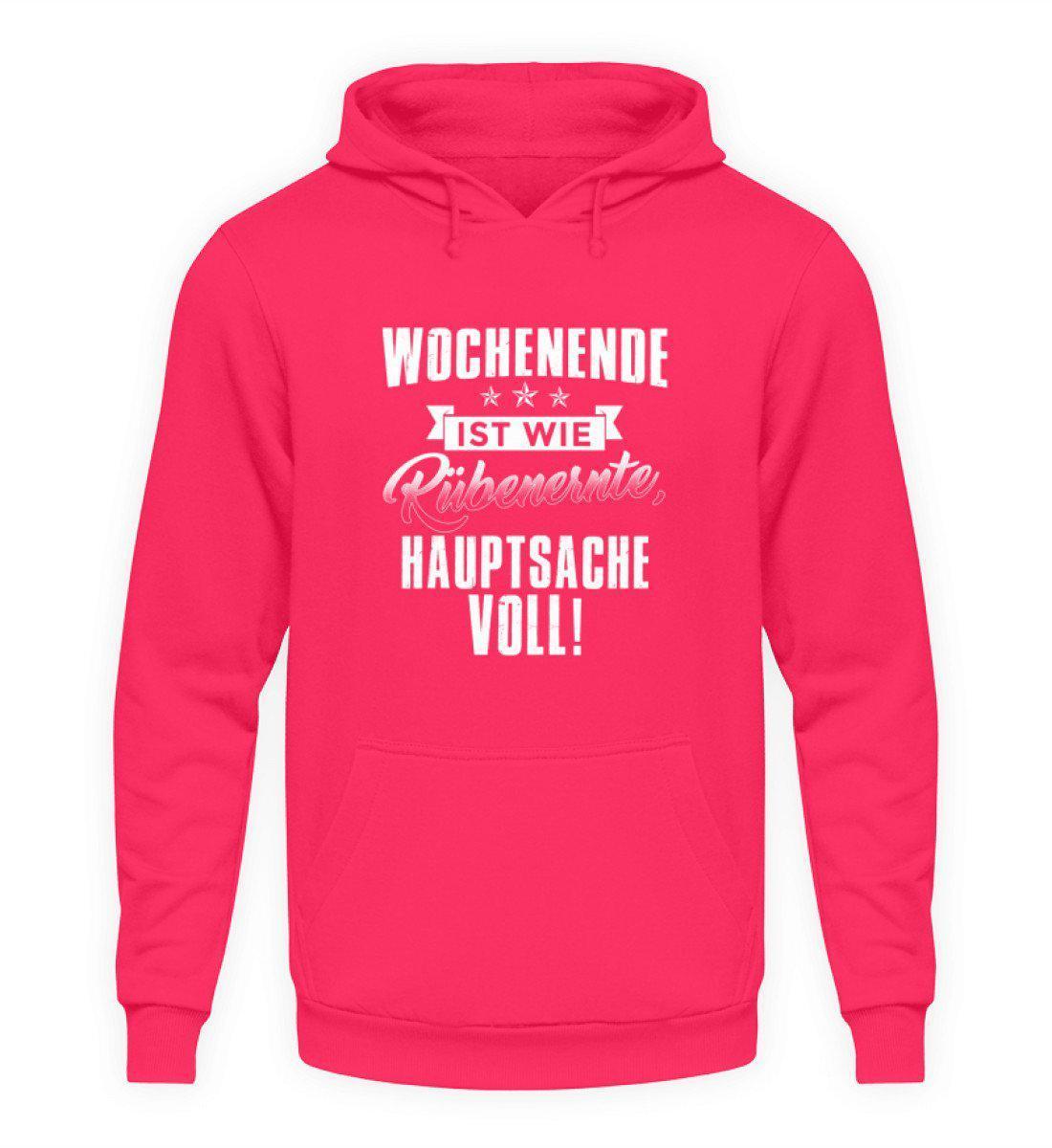 Wochenende Rübenernte · Unisex Kapuzenpullover Hoodie-Unisex Hoodie-Hot Pink-S-Agrarstarz