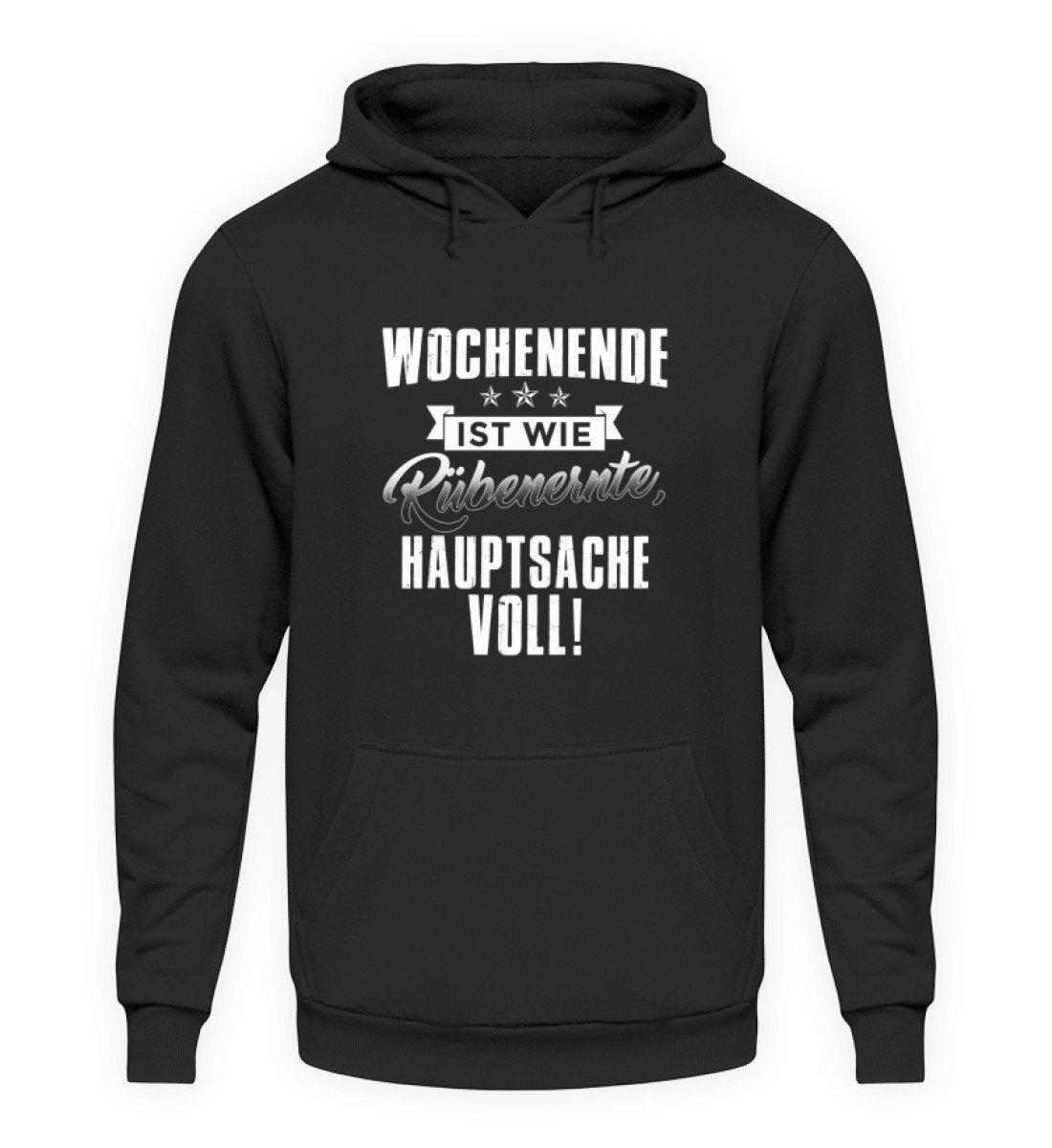 Wochenende Rübenernte · Unisex Kapuzenpullover Hoodie-Unisex Hoodie-Jet Black-S-Agrarstarz