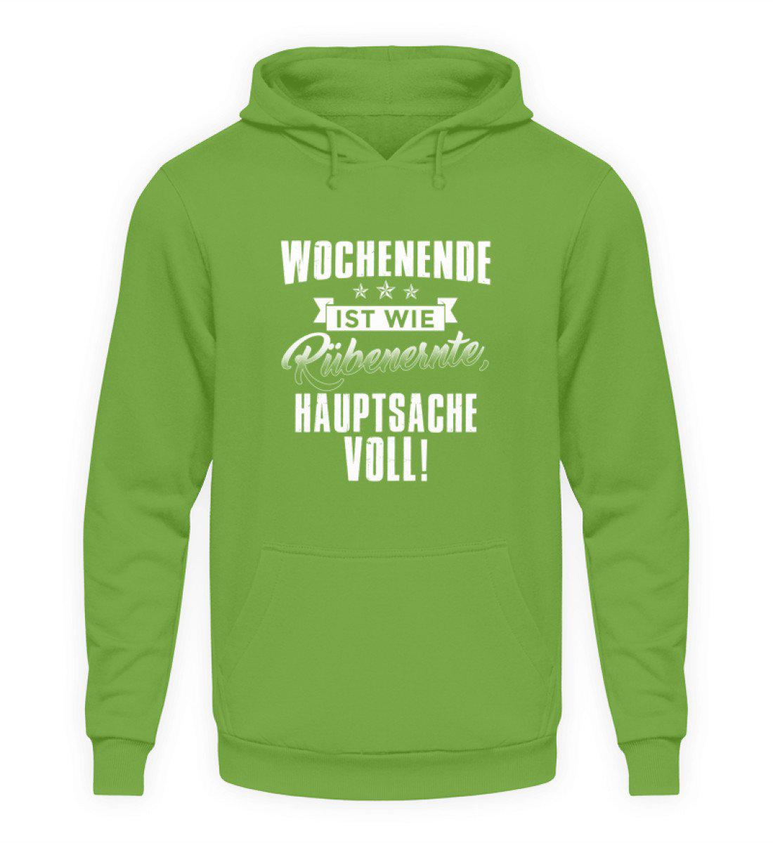 Wochenende Rübenernte · Unisex Kapuzenpullover Hoodie-Unisex Hoodie-LimeGreen-S-Agrarstarz