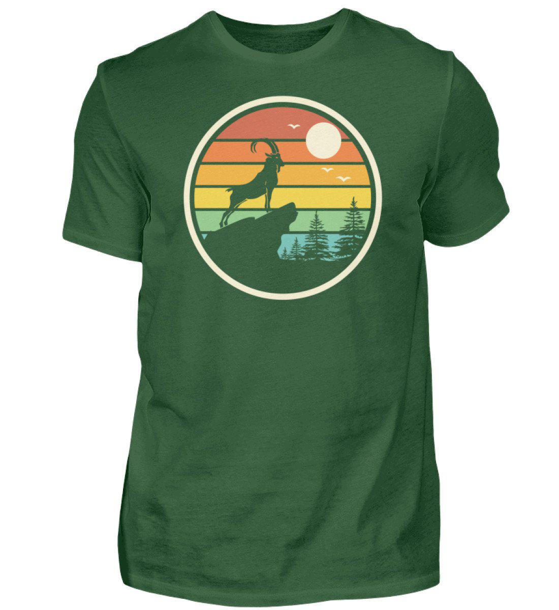 Ziege Retro · Herren T-Shirt-Herren Basic T-Shirt-Bottle Green-S-Agrarstarz