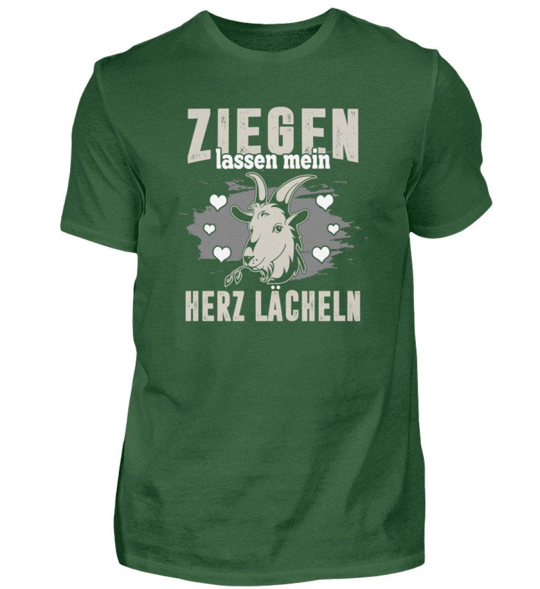 Ziegen Herz lächeln · Herren T-Shirt-Herren Basic T-Shirt-Bottle Green-S-Agrarstarz