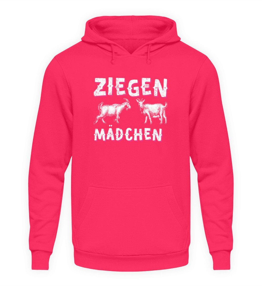 Ziegen Mädchen · Unisex Kapuzenpullover Hoodie-Unisex Hoodie-Hot Pink-L-Agrarstarz