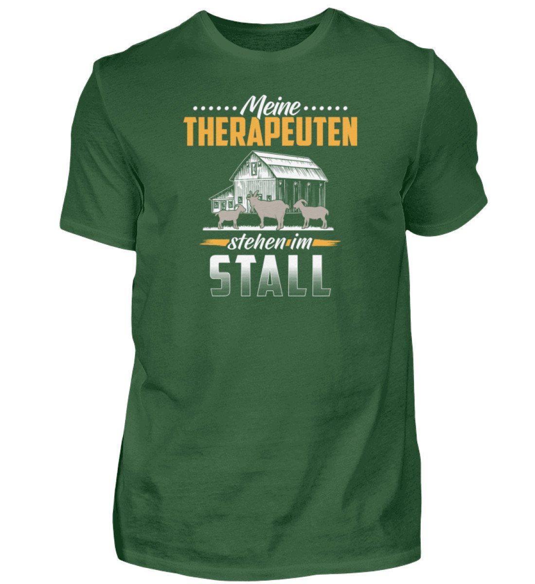 Ziegen Therapeuten · Herren T-Shirt-Herren Basic T-Shirt-Bottle Green-S-Agrarstarz