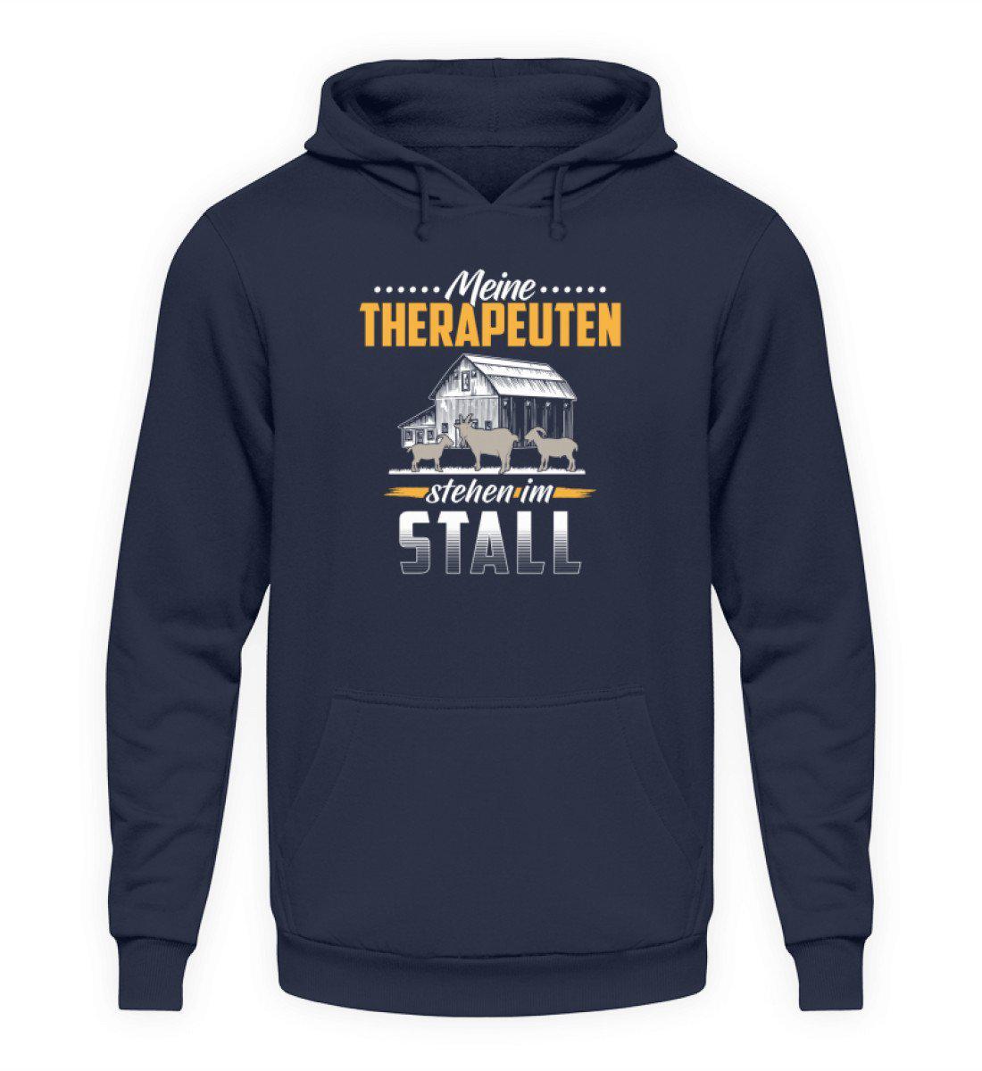 Ziegen Therapeuten · Unisex Kapuzenpullover Hoodie-Unisex Hoodie-Oxford Navy-L-Agrarstarz
