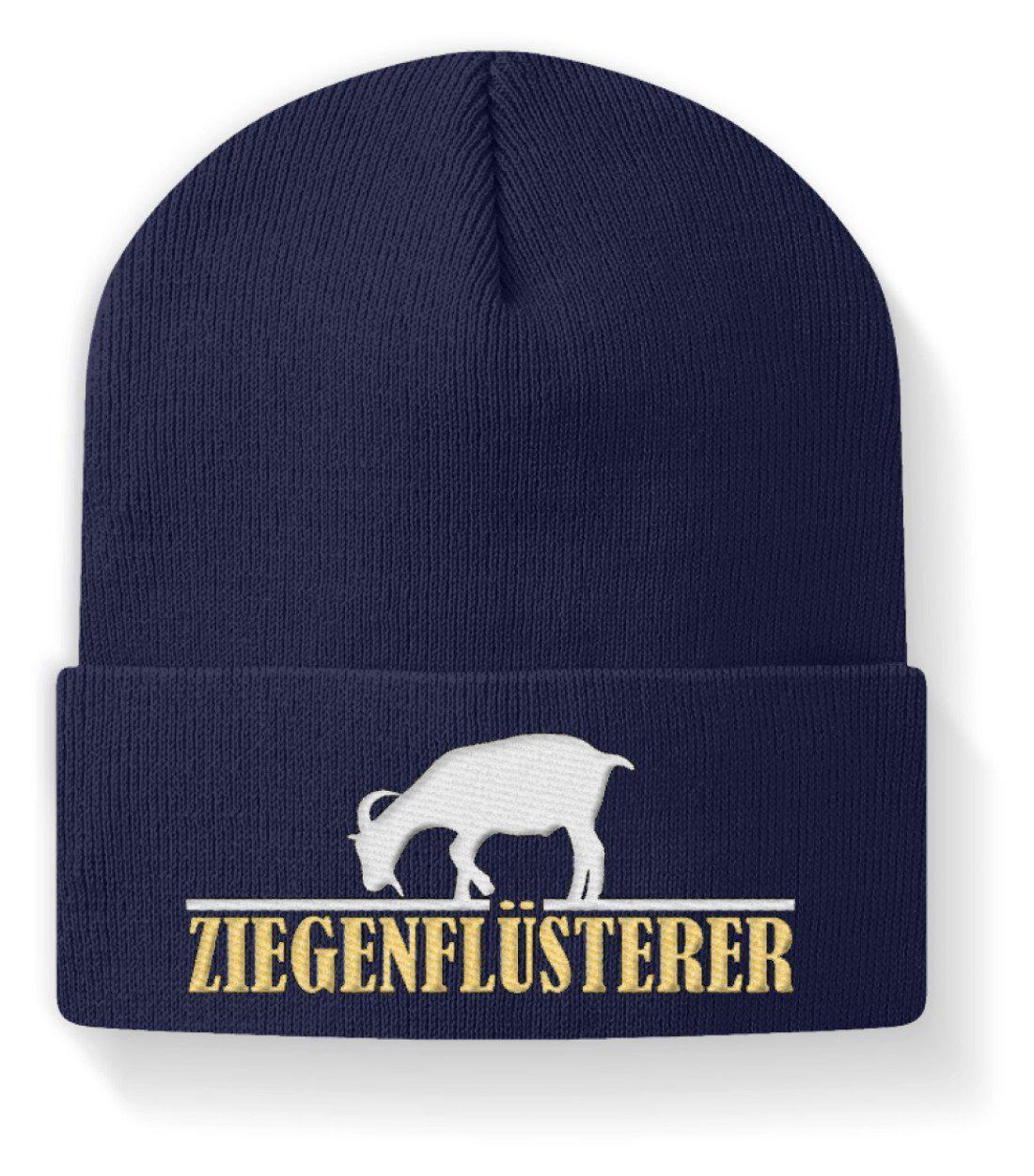 Ziegenflüsterer · Beanie Mütze-Beanie mit Stick-Navy-M-Agrarstarz