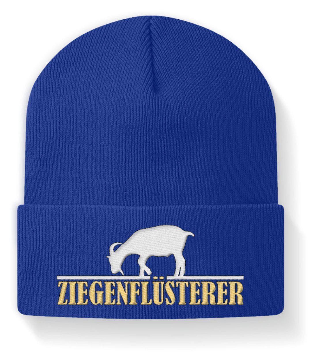 Ziegenflüsterer · Beanie Mütze-Beanie mit Stick-Royal-M-Agrarstarz