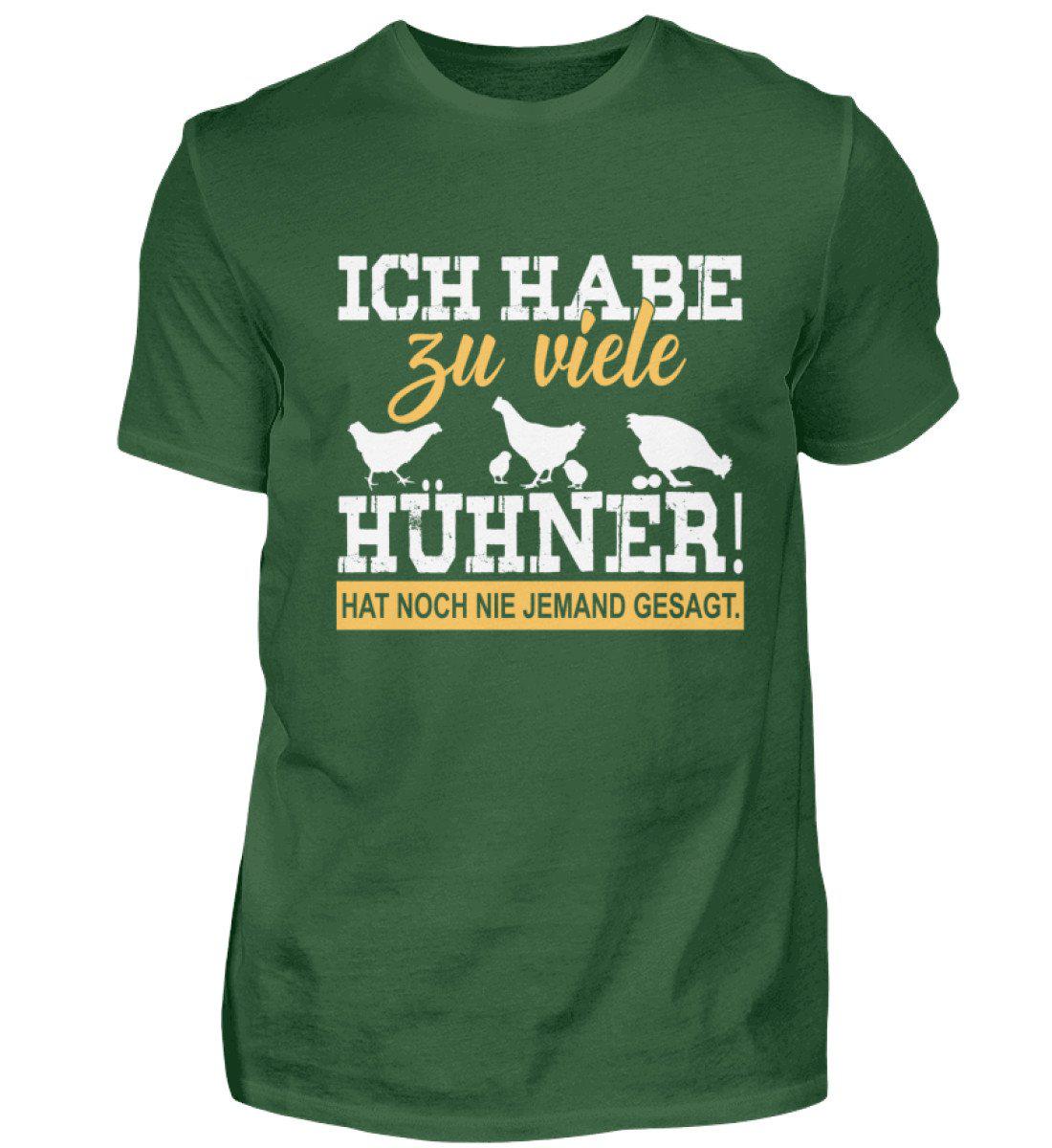 Zu viele Hühner · Herren T-Shirt-Herren Basic T-Shirt-Bottle Green-S-Agrarstarz
