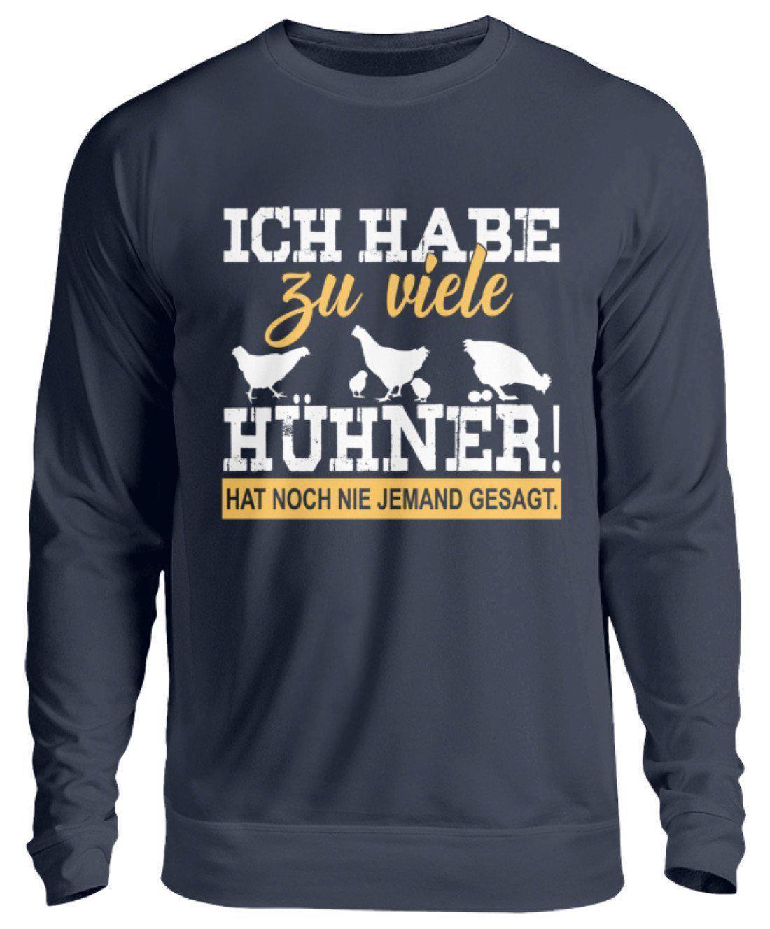 Zu viele Hühner · Unisex Sweatshirt Pullover-Unisex Sweatshirt-Oxford Navy-S-Agrarstarz