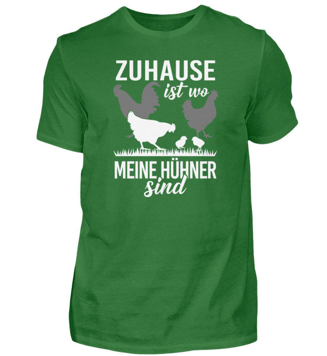 Zuhause Hühner · Herren T-Shirt-Herren Basic T-Shirt-Kelly Green-S-Agrarstarz