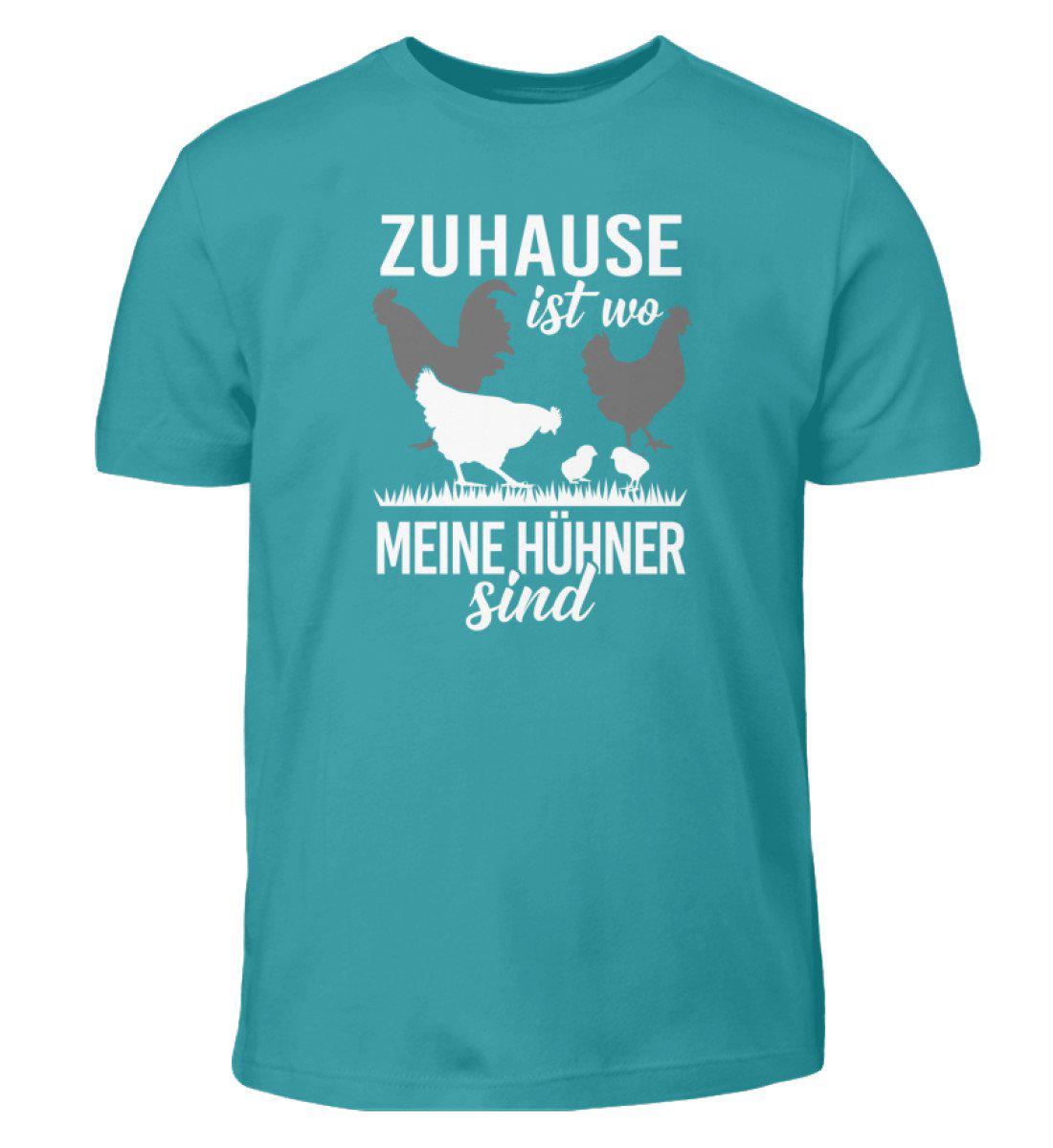 Zuhause Hühner · Kinder T-Shirt-Kinder T-Shirt-Swimming Pool-12/14 (152/164)-Agrarstarz