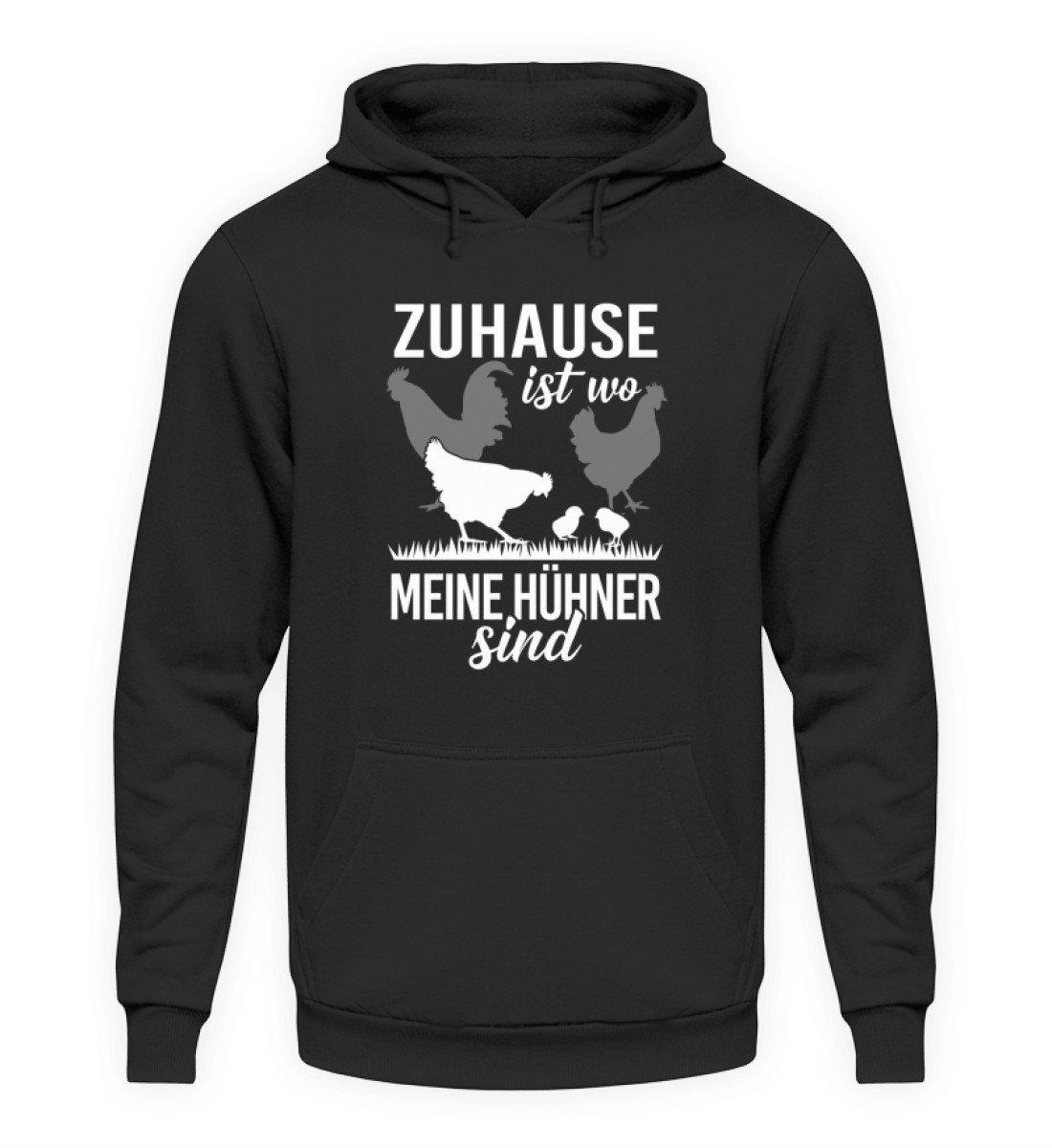 Zuhause Hühner · Unisex Kapuzenpullover Hoodie-Unisex Hoodie-Jet Black-L-Agrarstarz