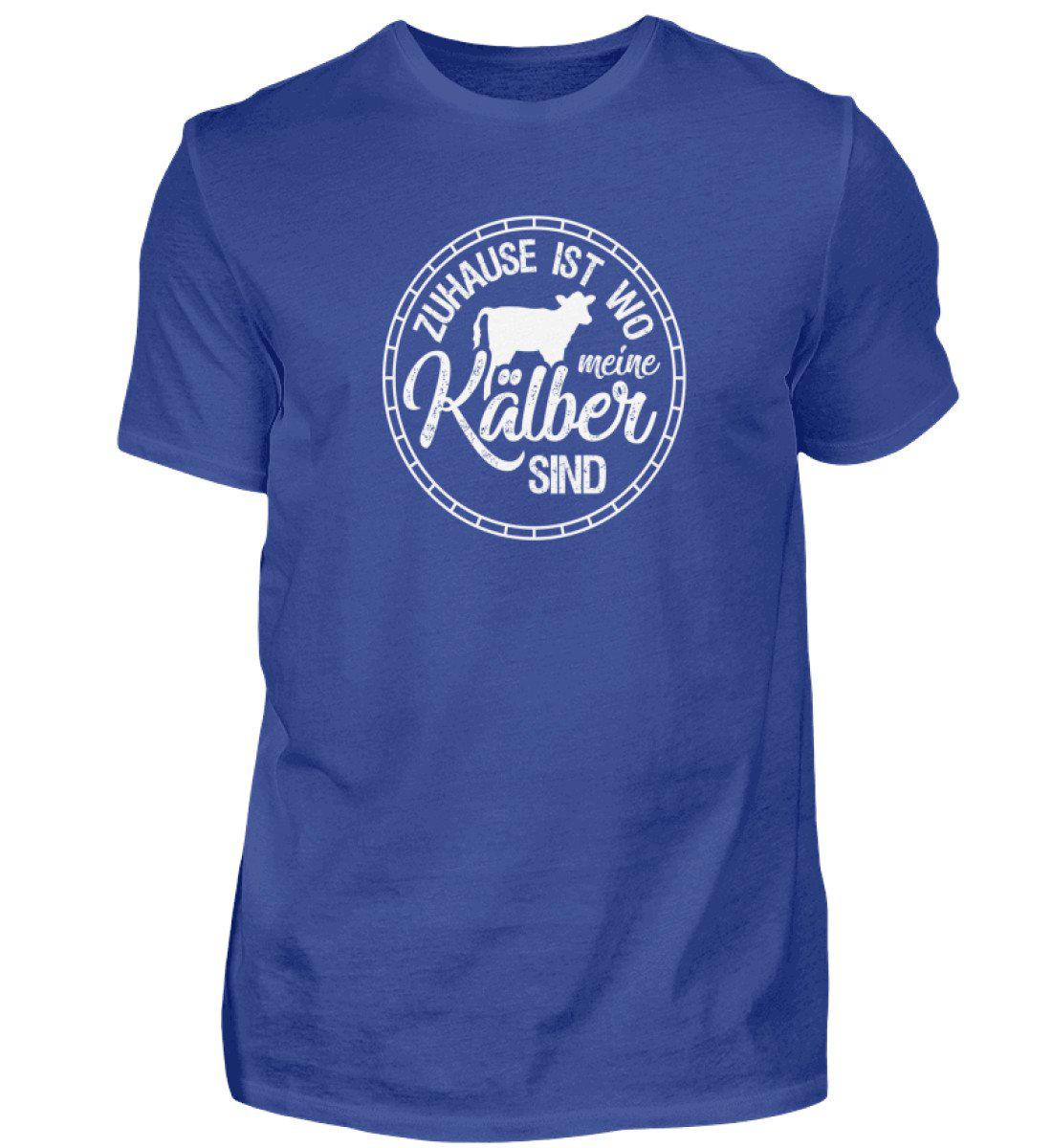 Zuhause Kälber · Herren T-Shirt-Herren Basic T-Shirt-Royal Blue-S-Agrarstarz