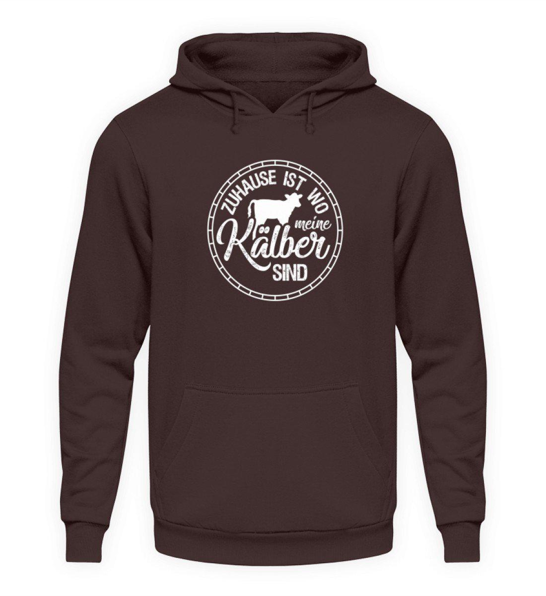 Zuhause Kälber · Unisex Kapuzenpullover Hoodie-Unisex Hoodie-Hot Chocolate-S-Agrarstarz