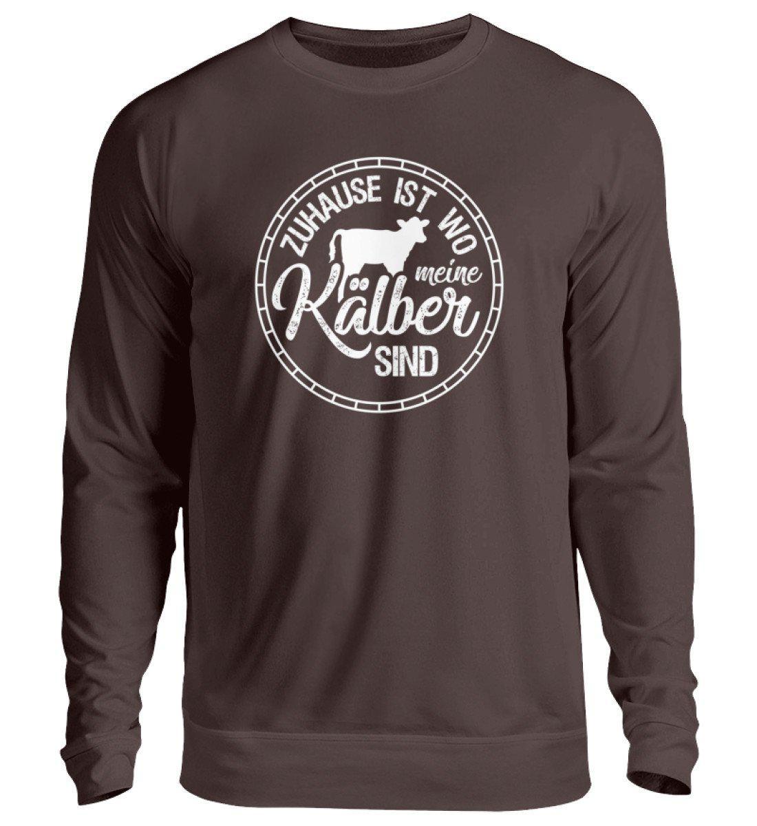 Zuhause Kälber · Unisex Sweatshirt Pullover-Unisex Sweatshirt-Hot Chocolate-S-Agrarstarz