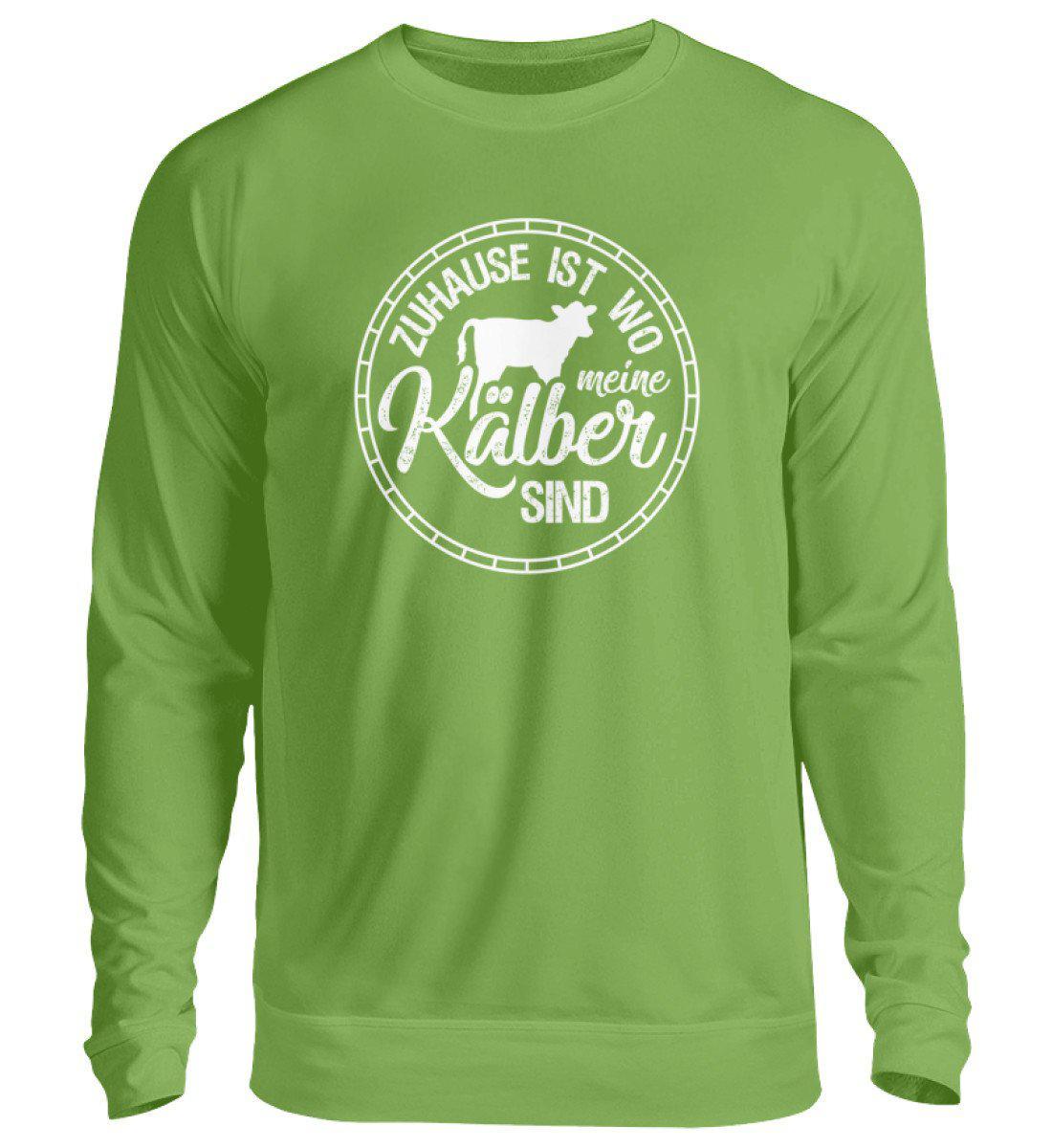 Zuhause Kälber · Unisex Sweatshirt Pullover-Unisex Sweatshirt-LimeGreen-S-Agrarstarz