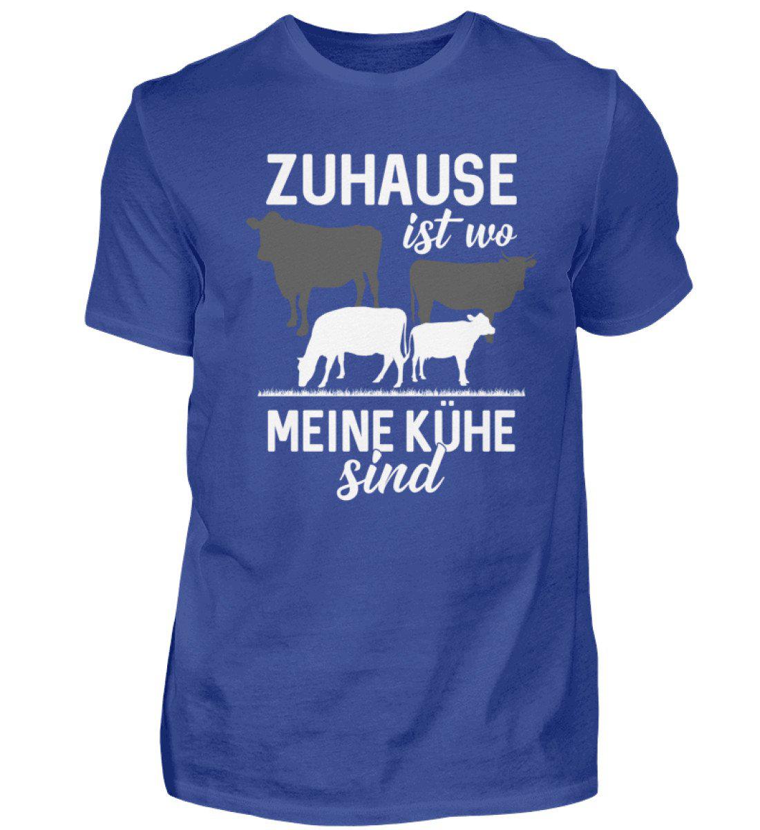 Zuhause ist wo meine Kühe sind · Herren T-Shirt-Herren Basic T-Shirt-Royal Blue-S-Agrarstarz