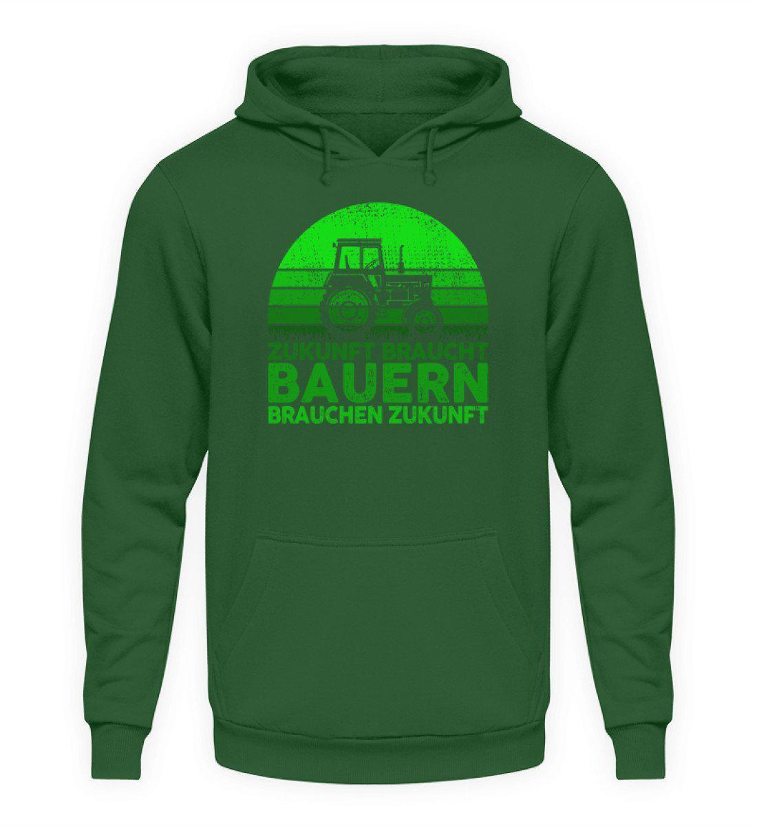 Zukunft braucht Bauern · Unisex Kapuzenpullover Hoodie-Unisex Hoodie-Bottle Green-L-Agrarstarz