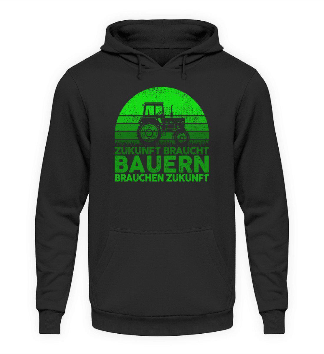 Zukunft braucht Bauern · Unisex Kapuzenpullover Hoodie-Unisex Hoodie-Jet Black-L-Agrarstarz