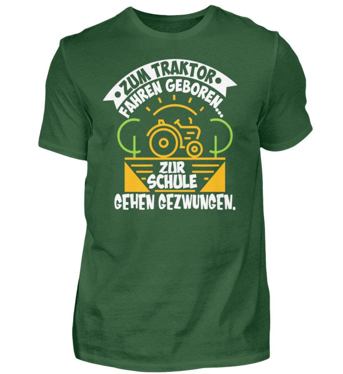 Zum Traktor fahren geboren · Herren T-Shirt-Herren Basic T-Shirt-Bottle Green-S-Agrarstarz