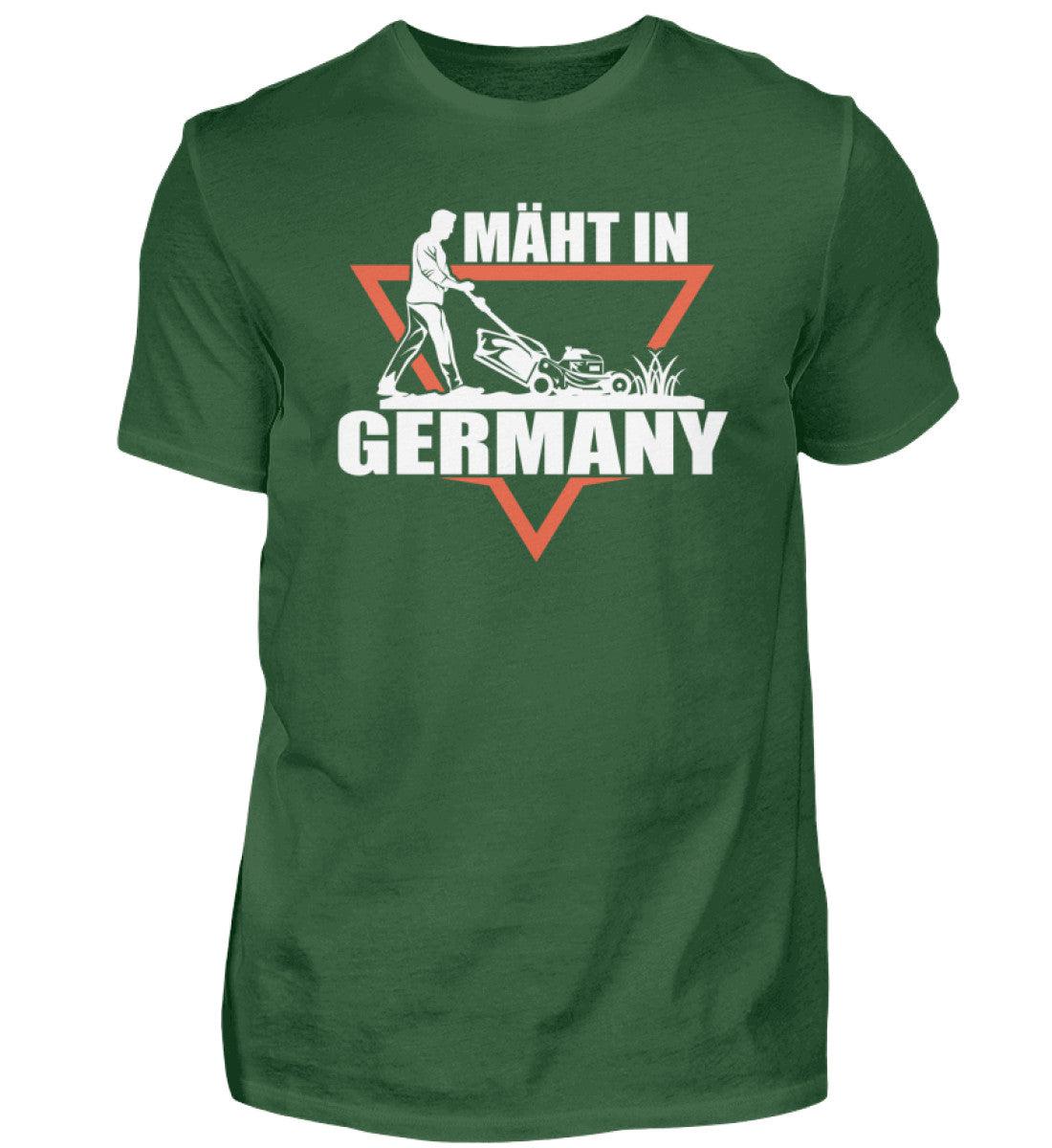 mäht in Germany · Herren T-Shirt-Herren Basic T-Shirt-Bottle Green-S-Agrarstarz