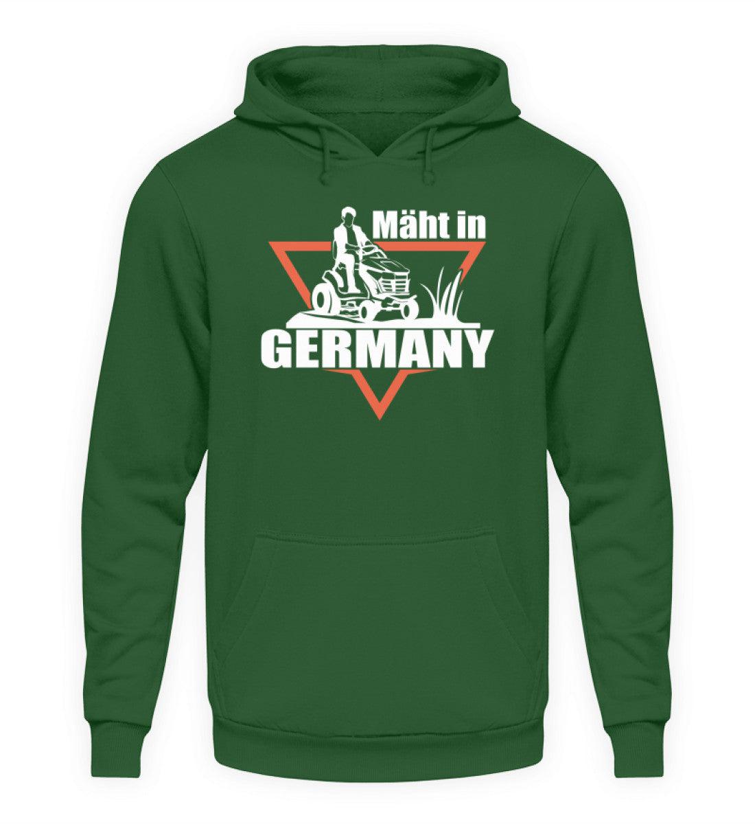 mäht in Germany Traktor · Unisex Kapuzenpullover Hoodie-Unisex Hoodie-Bottle Green-XS-Agrarstarz
