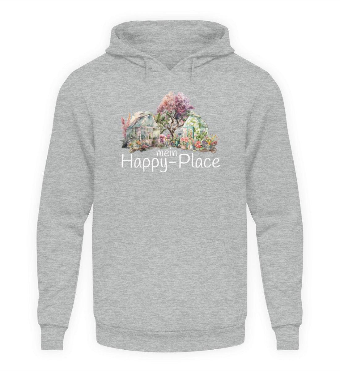 mein Happy Place · Unisex Kapuzenpullover Hoodie-Unisex Hoodie-Heather Sport Grey-XS-Agrarstarz